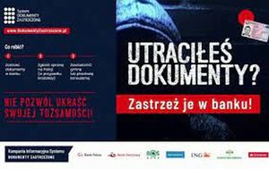 Plakat promujący społeczną Kampanię Informacyjną Systemu Dokumenty Zastrzezone