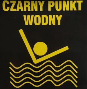 Grafika z napisem czarny punkt wodny.