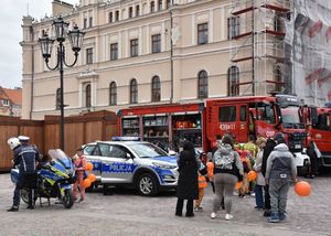 Policjanci na jarosławskim rynku