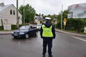 Policjant na drodze