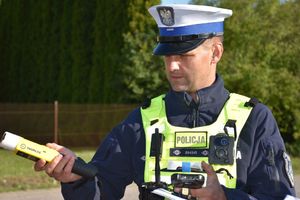 Policjant Wydziału Ruchu Drogowego