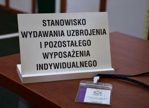 Informacja o wydawaniu uzbrojenia