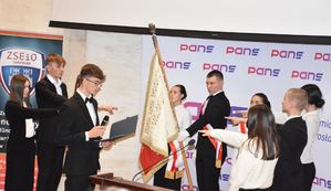 Młodzież podczas ślubowania