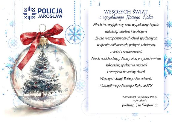 Kartka świąteczna z życzeniami