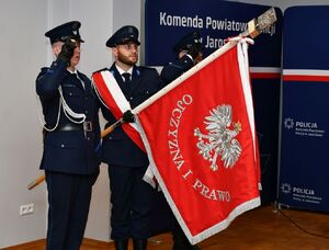 Poczet sztandarowy Policji