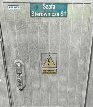 Uszkodzona skrzynka elektryczna